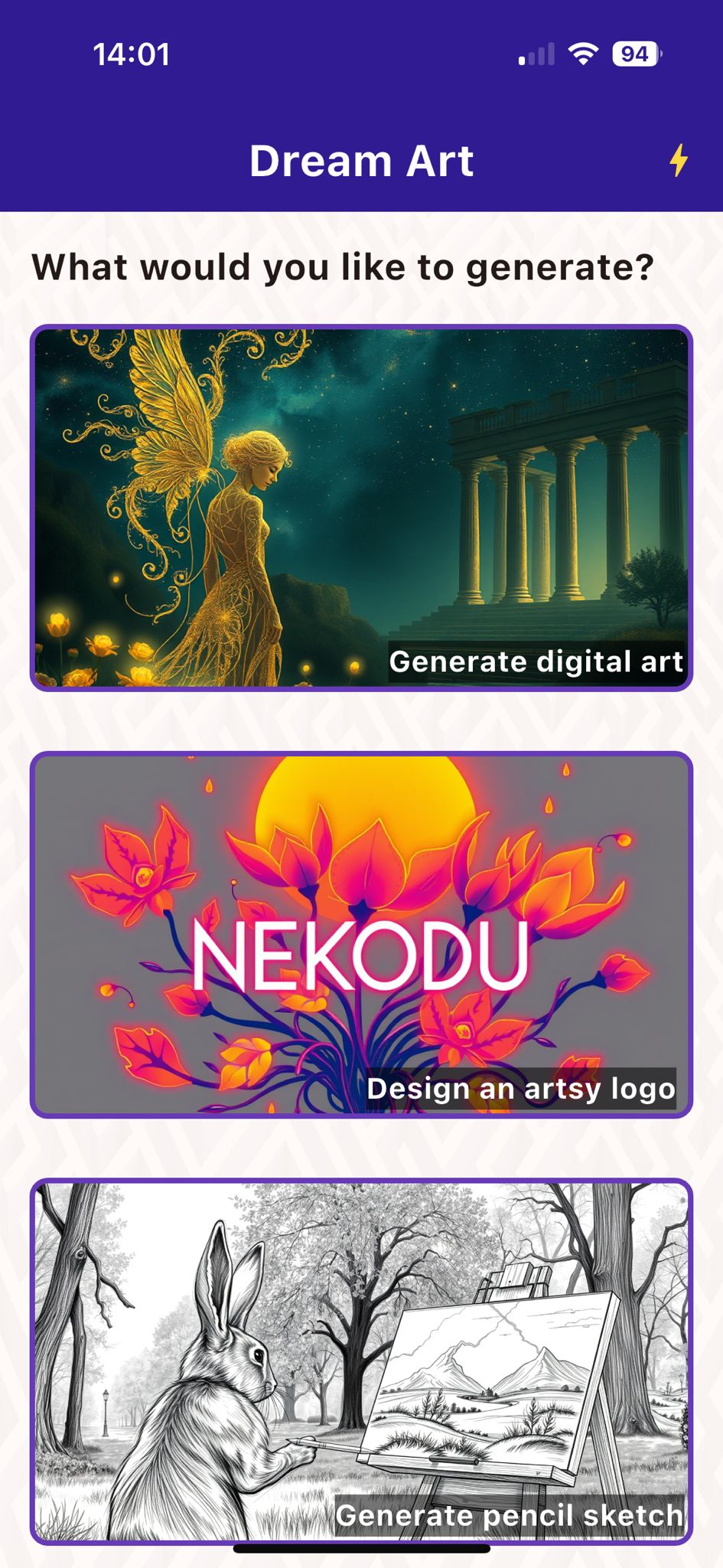 Dream Art Logo Creation